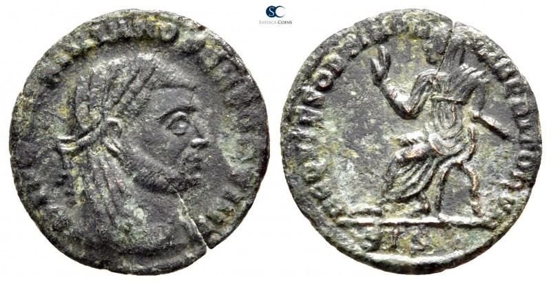 Maximianus Herculius AD 286-305. Siscia
Follis Æ

15 mm., 1,1 g.



very ...