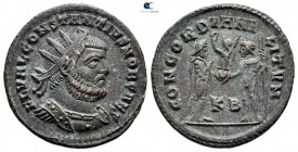 Constantius I, as Caesar AD 293-305. Cyzicus. Antoninianus Æ