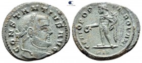 Constantius I Chlorus AD 305-306. Siscia. Follis Æ