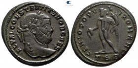 Constantius I Chlorus AD 305-306. Thessaloniki. Follis Æ