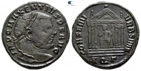 Maxentius AD 306-312. Aquileia. Follis Æ