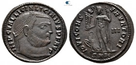 Licinius I AD 308-324. Cyzicus. Follis Æ