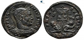 Licinius I AD 308-324. Siscia. Follis Æ