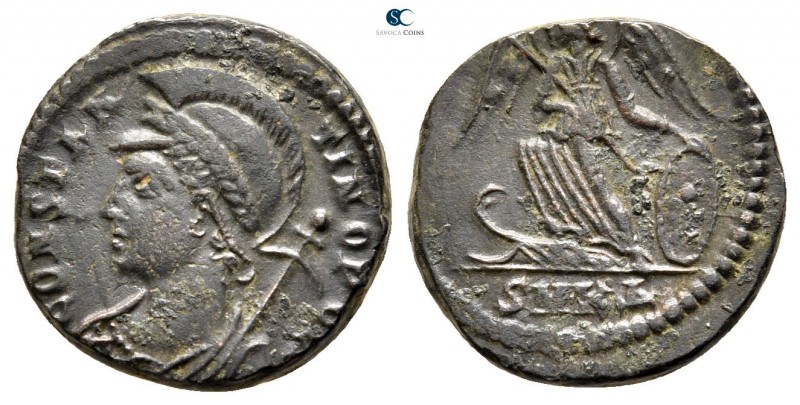 City Commemorative AD 330-354. Cyzicus
Follis Æ

17 mm., 3,04 g.



nearl...