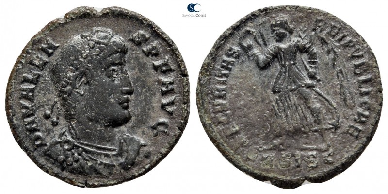 Valens AD 364-378. Siscia
Follis Æ

18 mm., 2,05 g.



very fine