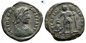 Theodosius I AD 379-395. Thessaloniki. Follis Æ