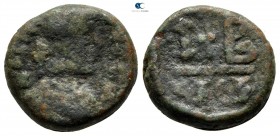 Maurice Tiberius AD 582-602. Alexandria. 12 Nummi Æ