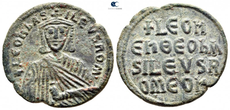 Leo VI the Wise. AD 886-912. Constantinople
Follis Æ

27 mm., 6,69 g.



...