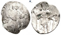 Alexius I Comnenus AD 1081-1118. Constantinople. Miliaresion AR