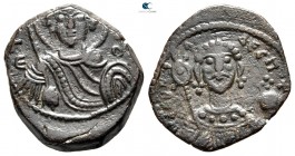 Manuel I Comnenus AD 1143-1180. Thessalonica. Tetarteron Æ