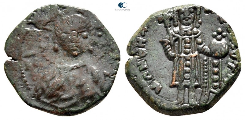 Manuel I Comnenus AD 1143-1180. Thessalonica
Tetarteron Æ

16 mm., 1,52 g.
...