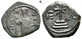 Manuel I Comnenus AD 1143-1180. Uncertain greek mint. Half Tetarteron Æ