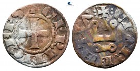 Guillaume II de Villehardouin AD 1246-1278. Clarencia (Glarentza). Denier BI