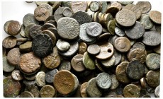 Lot of ca. 270 greek bronze coins / SOLD AS SEEN, NO RETURN!very fine