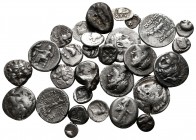 Lot of ca. 30 greek silver coins / SOLD AS SEEN, NO RETURN!very fine