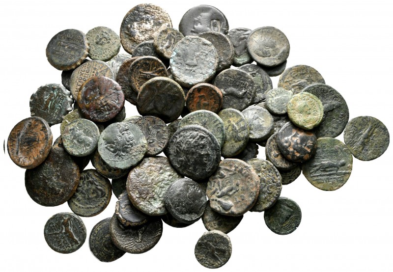 Lot of ca. 70 greek bronze coins / SOLD AS SEEN, NO RETURN!

very fine