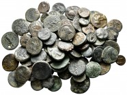 Lot of ca. 80 greek bronze coins / SOLD AS SEEN, NO RETURN!very fine