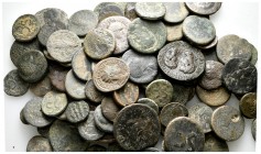 Lot of ca. 100 roman provincial bronze coins / SOLD AS SEEN, NO RETURN!nearly very fine