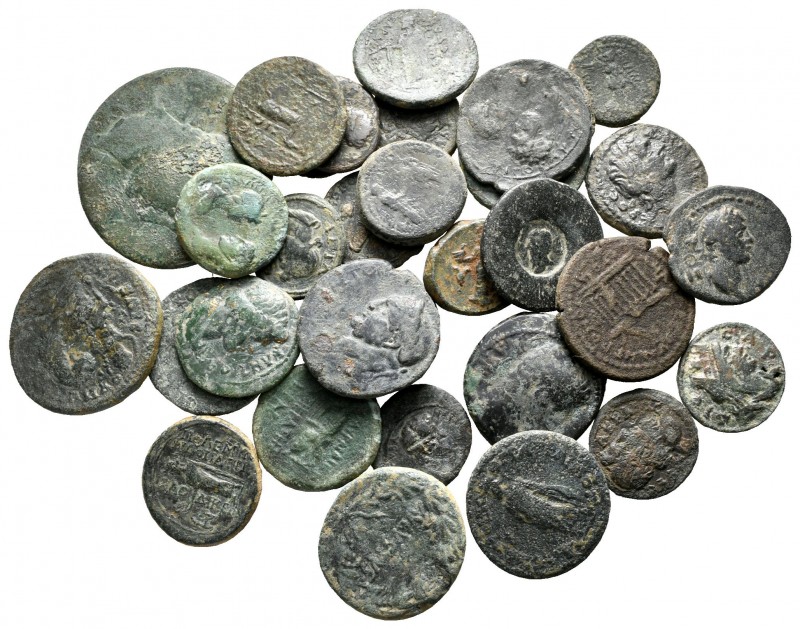 Lot of ca. 30 roman provincial bronze coins / SOLD AS SEEN, NO RETURN!

very f...