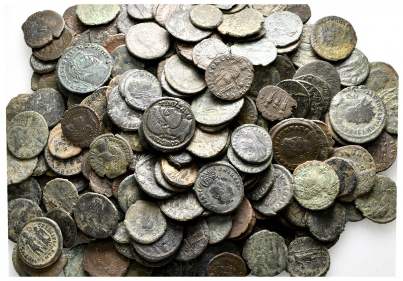 Lot of ca. 250 roman bronze coins / SOLD AS SEEN, NO RETURN!

nearly very fine