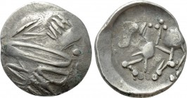 EASTERN EUROPE. Imitations of Philip II of Macedon (2nd century BC). 'Tetradrachm.' "Sattelkopfpferd" type.