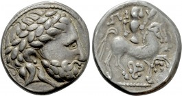 EASTERN EUROPE. Imitations of Philip II of Macedon (3rd-2nd centuries BC). Tetradrachm. "Triskeles" type.