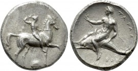 CALABRIA. Tarentum. Nomos (Circa 302 BC).
