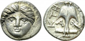 THRACE. Apollonia Pontika. Diobol (Circa 375-335 BC).