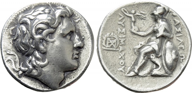 KINGS OF THRACE (Macedonian). Lysimachos (305-281 BC). Tetradrachm. Magnesia pro...