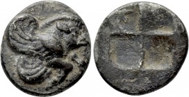 IONIA. Klazomenai. Diobol (Circa 480-400 BC).