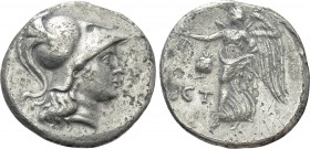 PAMPHYLIA. Side. Tetradrachm (Circa 205-100 BC). St-, magistrate.