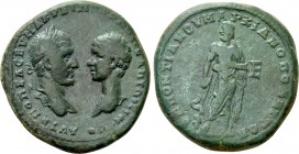 MOESIA INFERIOR. Marcianopolis. Macrinus, with Diadumenian (217-218). Ae.