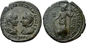 MOESIA INFERIOR. Marcianopolis. Philip I the Arab with Otacilia Severa (244-249). Ae Pentassarion. Prastina Messallinus, legatus consularis.