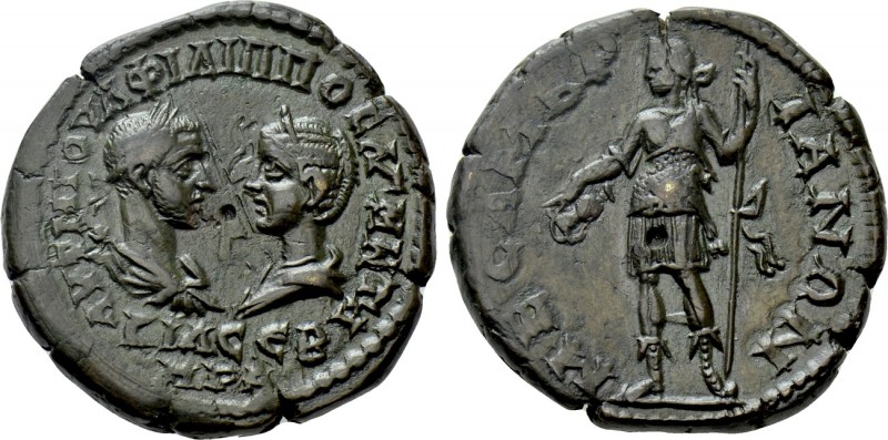 THRACE. Mesembria. Philip I 'the Arab' with Otacilia Severa (244-249 BC). Ae. 
...