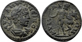 AEOLIS. Cyme. Elagabalus (218-222). Ae.