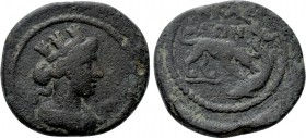IONIA. Phocaea. Pseudo-autonomous. Time of Valerian I and Gallienus (253-268). Ae.
