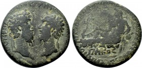 LYDIA. Apollonis. Marcus Aurelius and Lucius Verus (161-180). Ae. Hermokrates Aischrionos, strategos.