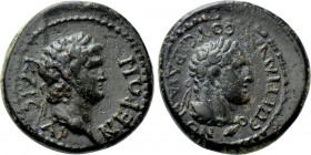LYDIA. Sardeis. Nero (54-68). Ae. Ti. Claudius Mnaseas, magistrate.