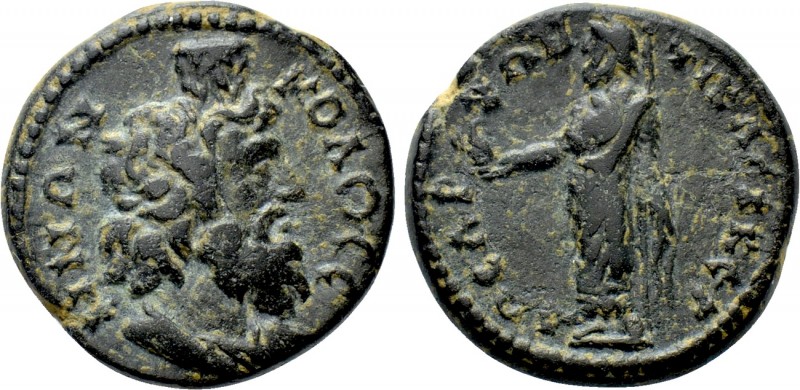 PHRYGIA. Colossae. Pseudo-autonomous. Time of Antoninus Pius (138-161). Ae. Ti. ...