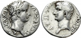 CAPPADOCIA. Caesarea. Tiberius with Drusus Caesar (14-37). Drachm.