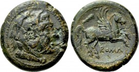 ANONYMOUS. Double Litra (Circa 230-226 BC). Rome.