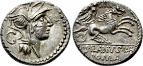 D. SILANUS L.F. Denarius (91 BC). Rome.