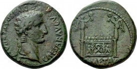 AUGUSTUS (27 BC-14 AD). As. Lugdunum.