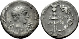 AUGUSTUS (27 BC-14 AD). Denarius. Uncertain eastern mint.