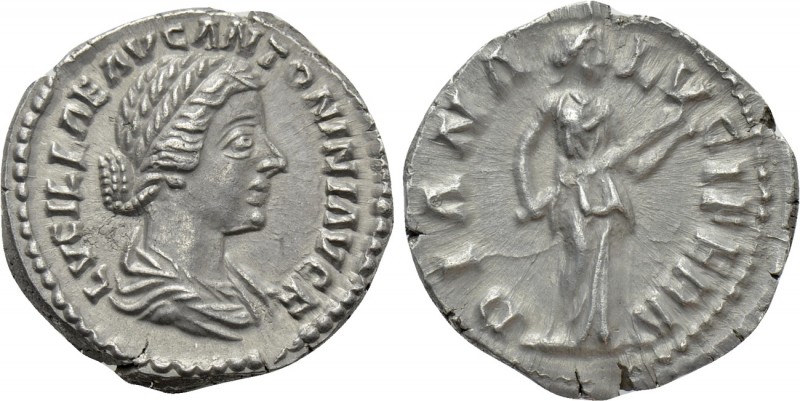 LUCILLA (Augusta, 164-182). Denarius. Rome. 

Obv: LVCILLAE AVG ANTONINI AVG F...