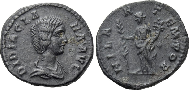 DIDIA CLARA (Augusta, 193). Denarius. Rome.

Obv: DIDIA CLARA AVG.
Draped bus...