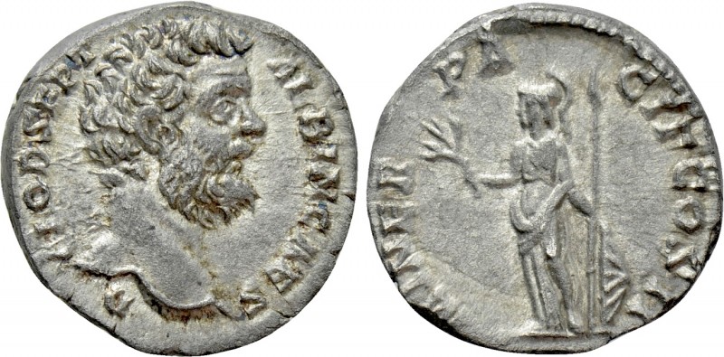 CLODIUS ALBINUS (Caesar, 193-195). Denarius. Rome.

Obv: D CLOD SEPT ALBIN CAE...