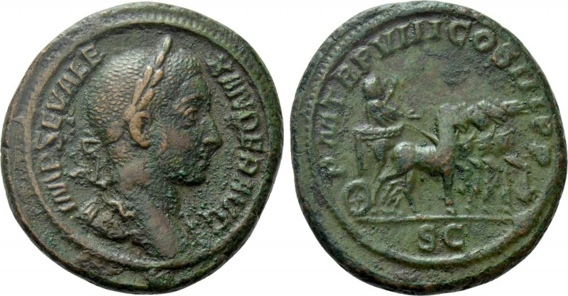 SEVERUS ALEXANDER (222-235). As. Rome. 

Obv: IMP SEV ALEXANDER AVG. 
Laureat...