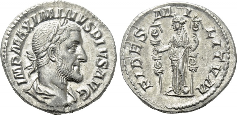 MAXIMINUS THRAX (235-238). Denarius. Rome. 

Obv: IMP MAXIMINVS PIVS AVG. 
La...