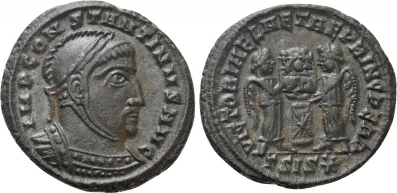 CONSTANTINE I THE GREAT (307/10-337). Follis. Siscia. 

Obv: IMP CONSTANTINVS ...